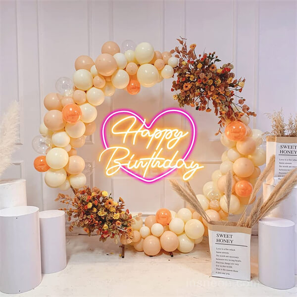 Happy Birthday Led Neon Sign