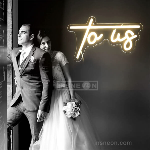 To Us neon light