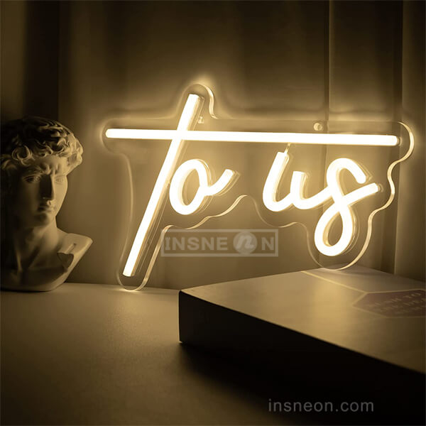 To Us neon light