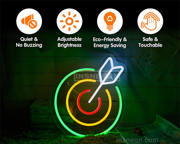 Archery Gymnastics Neon Sign
