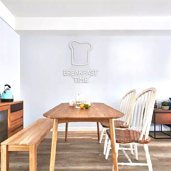 'Breakfast Time' LED Neon Sign