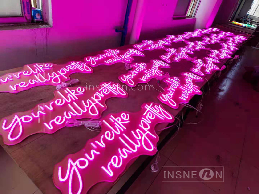 You are really pretty-InsNeon factory, daily works photos and videos - 2021.9.4 - LED Custom neon signs