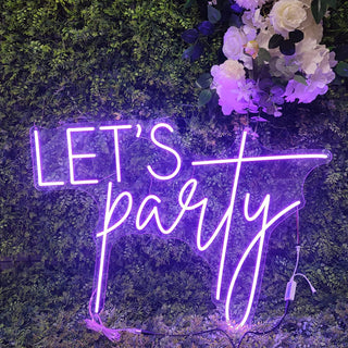 RGB Let‘s Party Neon Led Sign