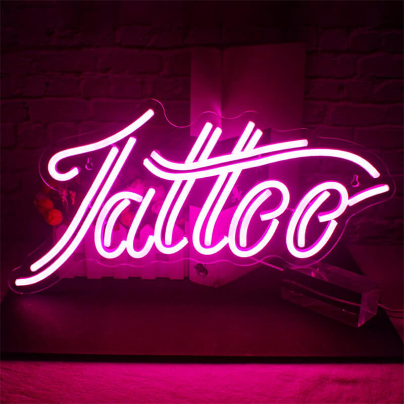 Tattoo Neon Sign Tattoo Wall Decor Neon Light Dimmable Tattoo Led Sign Beauty Salon Neon Sign, Custom Shop Neon Sign Man Cave Led Sign Business Neon Sign