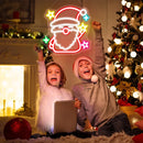 Merry Christmas Neon Led Sign Christmas Hat LED Sign Night Lights USB Kids Bedroom Decoration Party Bar Wall Decor Neon Signs