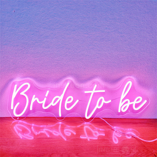 Bride to be wedding decor neon sign