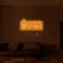 Icecream Open Neon LED Light Sign