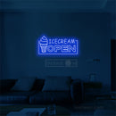 Icecream Open Neon LED Light Sign