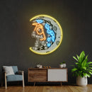 Astronaut Moon Digger Artwork Led Neon Sign Light