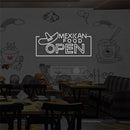 Mexican Food Open Neon Sign