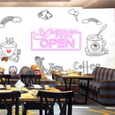 Mexican Food Open Neon Sign