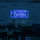 Mexican Food Open Neon Sign