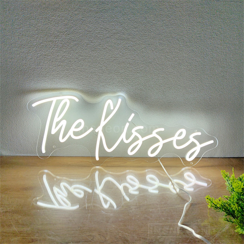 The kisses neon sign wedding