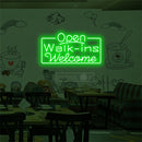 Welcome Open LED Neon Sign