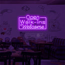Welcome Open LED Neon Sign