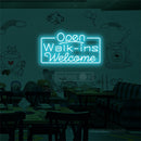 Welcome Open LED Neon Sign