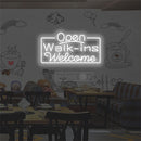 Welcome Open LED Neon Sign