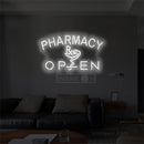 Parrmacy Open Neon Sign