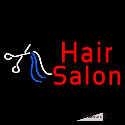 Hair Salon Neon Nails