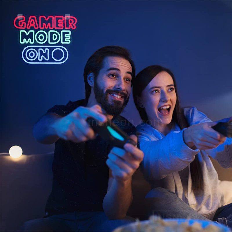 Gamer Mode Neon Light Signs