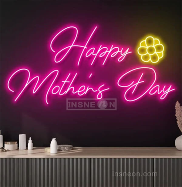 Happy Mother's Day mother day neon sign