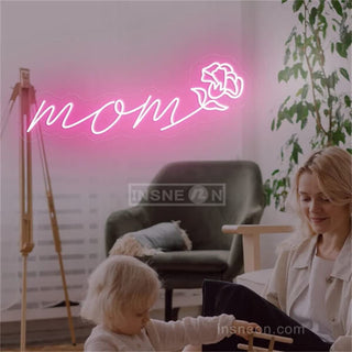 Mom mother's day neon sign