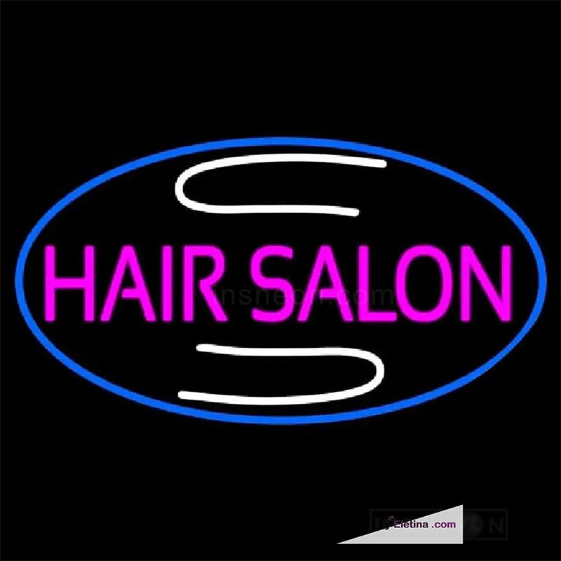 Hair Salon Neon Wall Sign