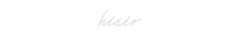 Custom Neon: hisir