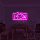 Pho Open Neon LED Light Sign