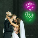 Rose Mother's day neon sign