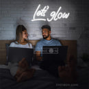 Let's Glow custom neon letter lights