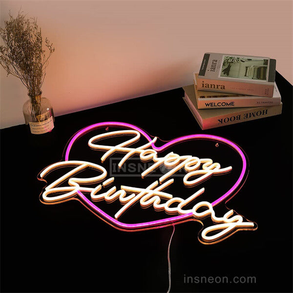 Happy Birthday Led Neon Sign