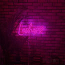 Lashes Love Neon Sign