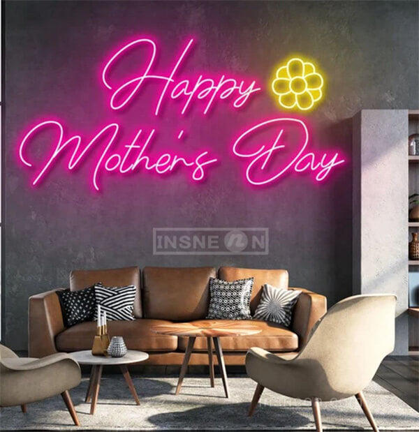 Happy Mother's Day mother day neon sign