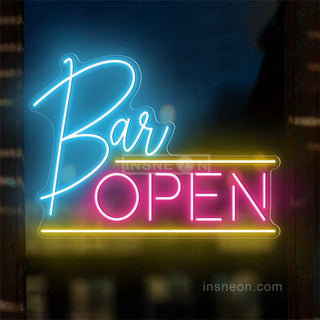 Bar Open Neon Light Sign