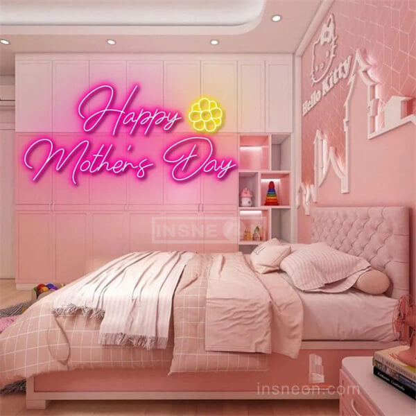 Happy Mother's Day mother day neon sign