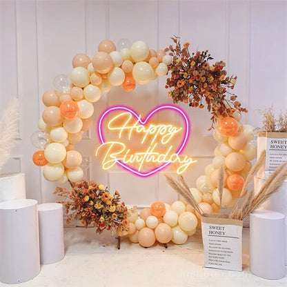 Happy Birthday Led Neon Sign