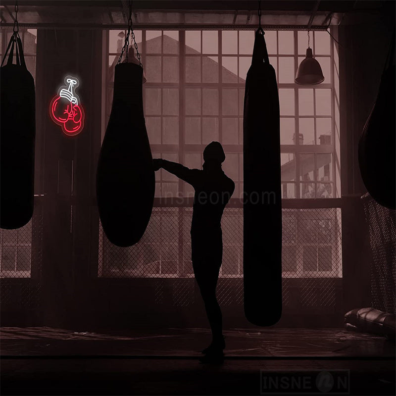Boxing Gym Neon Lights