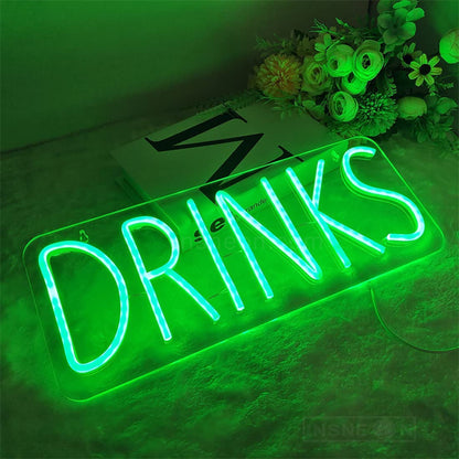 Drinks Neon Sign