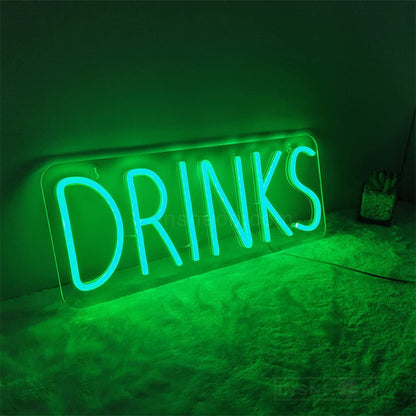 Drinks Neon Sign