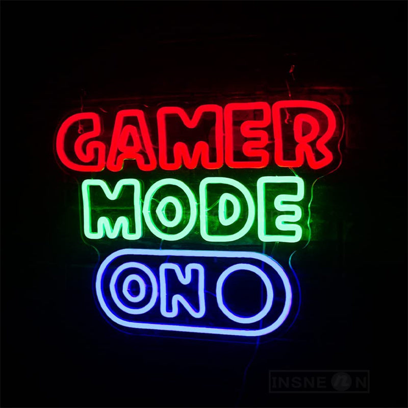 Gamer Mode Neon Light Signs