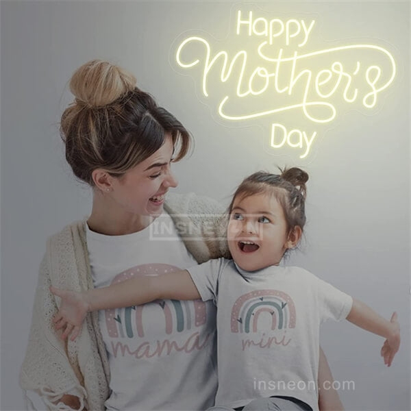 Happy Mother's Day mothers day neon sign