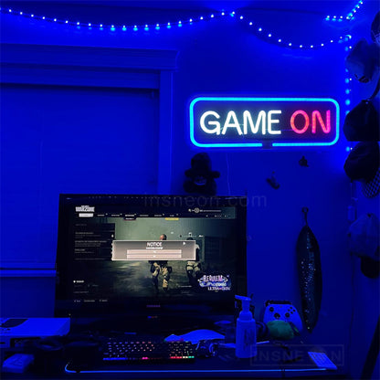 Game On Neon Sign