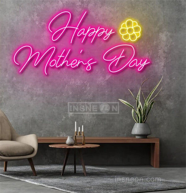 Happy Mother's Day mother day neon sign