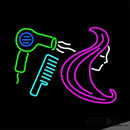 Hair Salon Neon Numbers