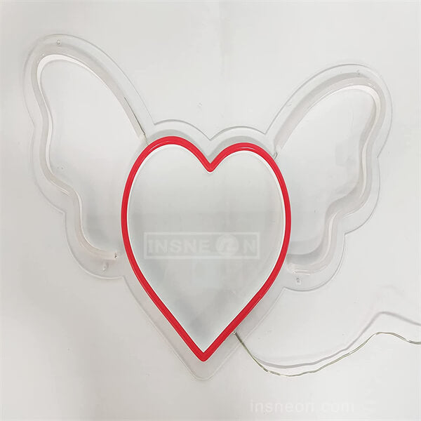 Heart Wings Neon sign