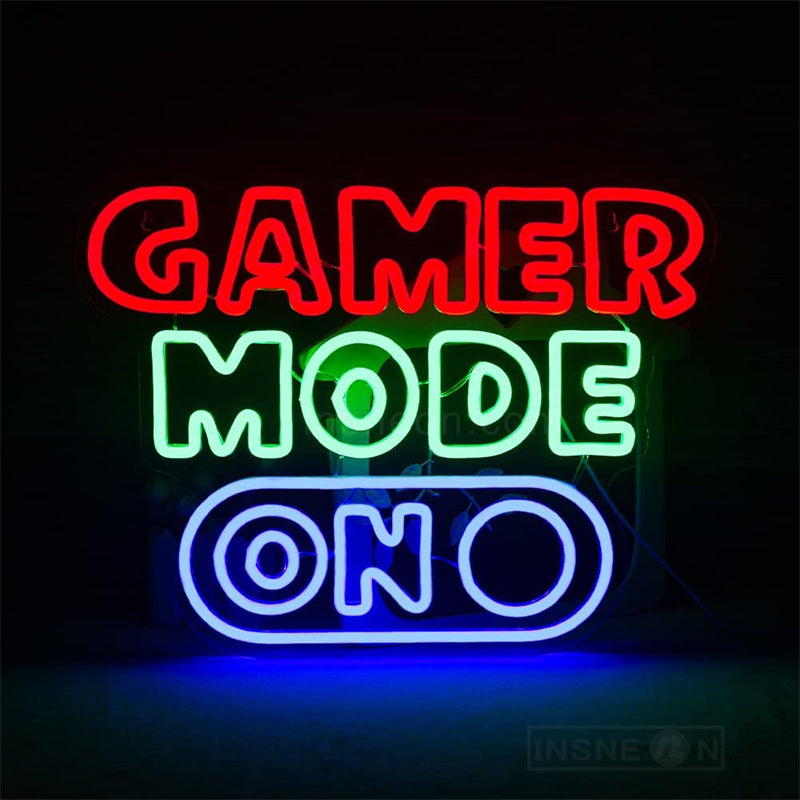 Gamer Mode Neon Light Signs