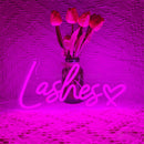 Lashes Love Neon Sign