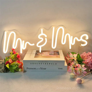 Mr & Mrs Neon Sign Wedding