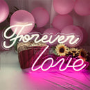 Forever Love neon letter lights custom
